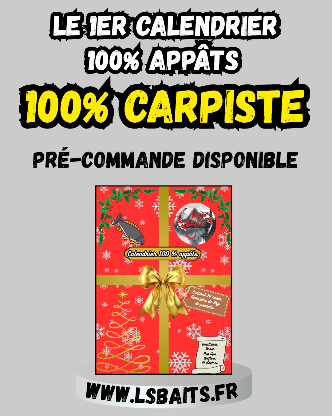 Calendrier de l'avent 100% appâts
